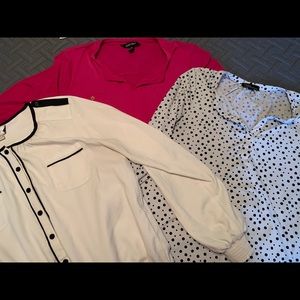 Ellen Tracy, Dalia, and ECI lot of women’s shirts